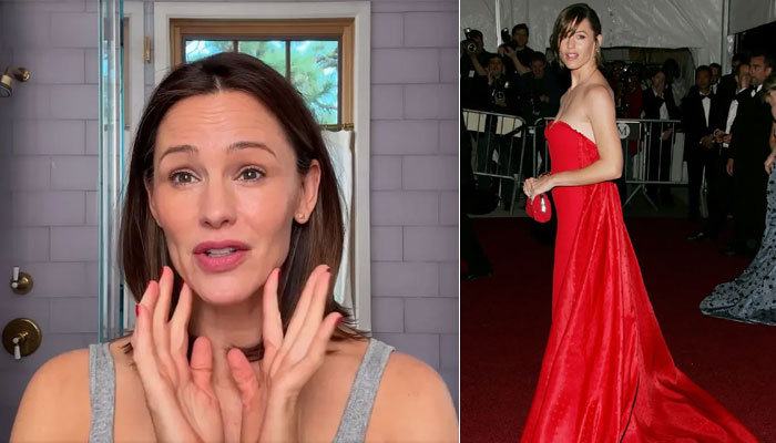 Jennifer Garner wore a red Valentino gown with the designer as her date for the 2007 Met Gala