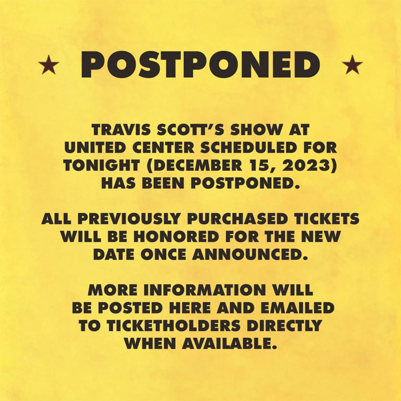 Travis Scott seemingly addresses last minute concert cancellation