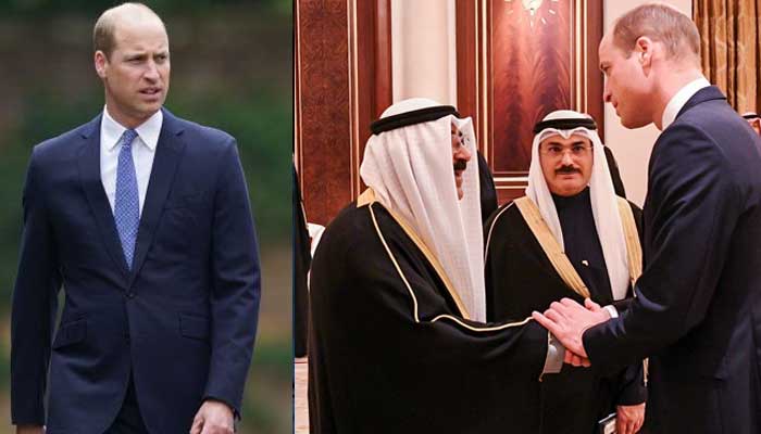 Prince William meets with Kuwaits new Emir Sheikh Meshal al-Ahmad al-Sabah