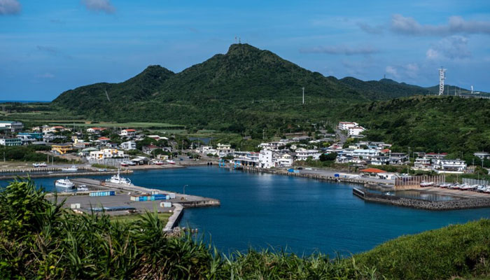 A mountainous area with residential homes in Okinawa, Japan. — AFP/File