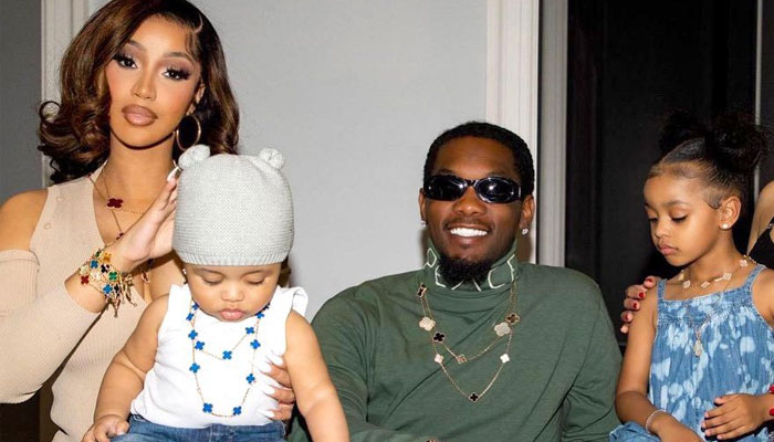 Cardi And Offset Celebrate Christmas Together With Their Beautiful Kids