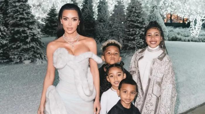 Kim Kardashian recreates ‘original elsa’ look from 1997 on Christmas