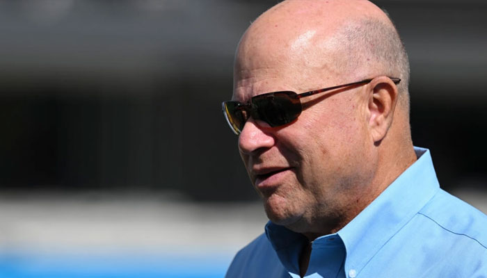 Carolina Panthers owner David Tepper was fined $300,000 by the NFL after tossing a drink at rival fans during his teams loss at Jacksonville last weekend. — AFP