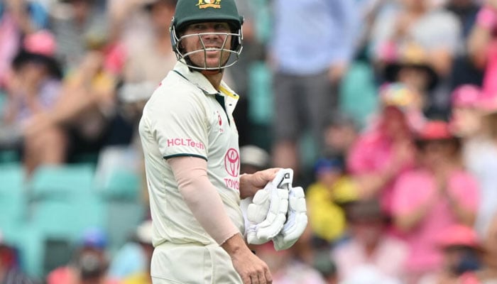 Pak vs Aus: David Warner bids adieu to Test cricket with 34 runs