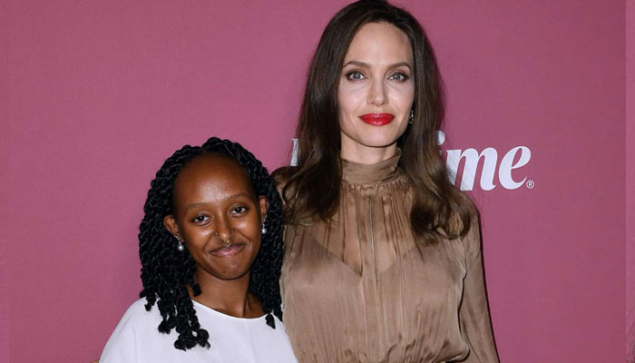 Angelina Jolie with her daughter Zahara