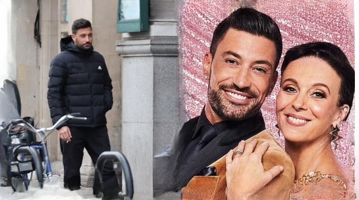 Giovanni Pernice سختی سے امنڈا ایبنگٹن اسکینڈل کے بعد DOWNCAST دکھائی دی