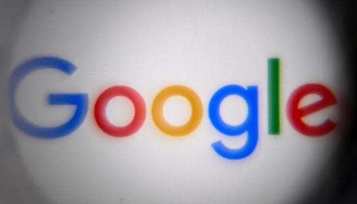 The Google logo displayed on a smartphone screen. — AFP/File