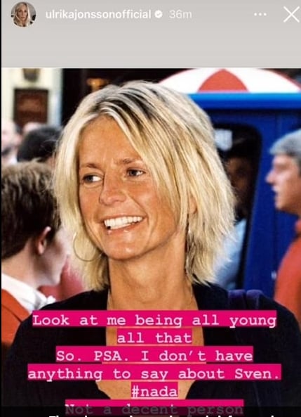 CANCER diagnosis :Ulrika Jonsson makes unpleasant remark about ex-lover Sven Goran