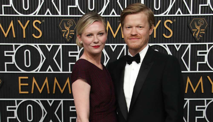 Kirsten Dunst and Jesse Plemons attend  2023 Emmy Awards together