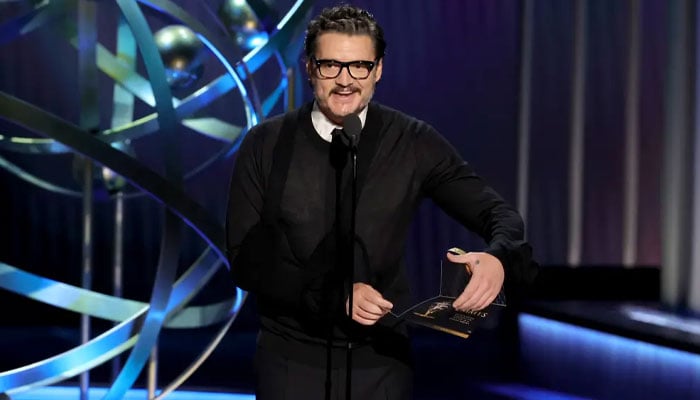 Pedro Pascal finally reveals cause of army injury during 75th Emmy Awards