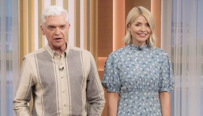 Phillip Schofield seems unhappy with Holly Willoughby’s TV return