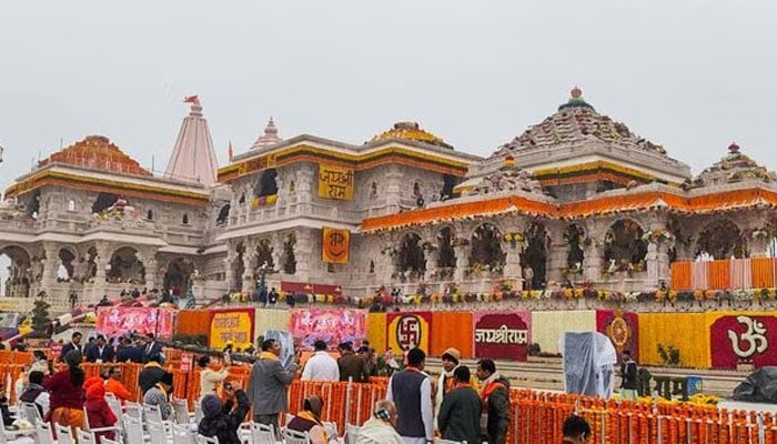 Hindu temple/ Ram Mandir in Ayodha. —Mint/file