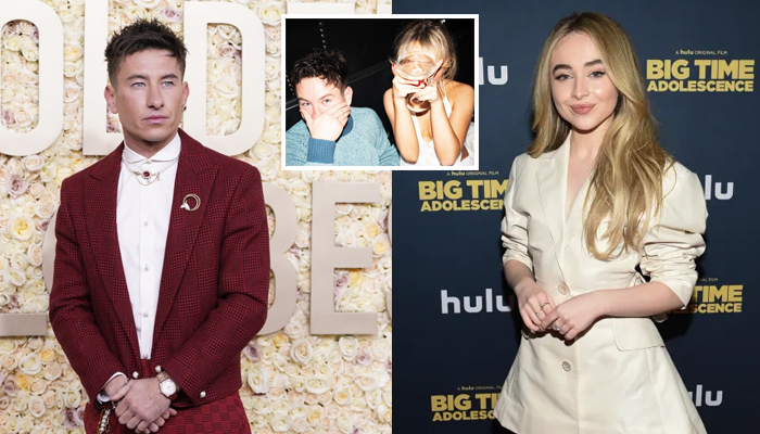 Sabrina Carpenter, Barry Keoghan cozy up to each other at Grammys after party