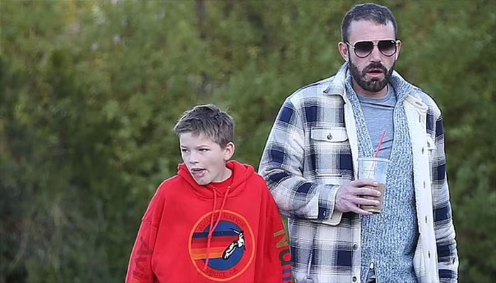 Ben Affleck enjoys quality time with 11-year-old son.
