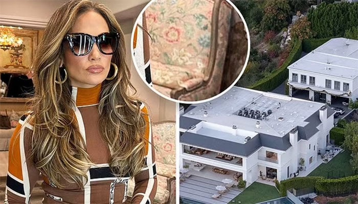 Jennifer Lopez treats fans to a glimpse of her luxurious bel air home.