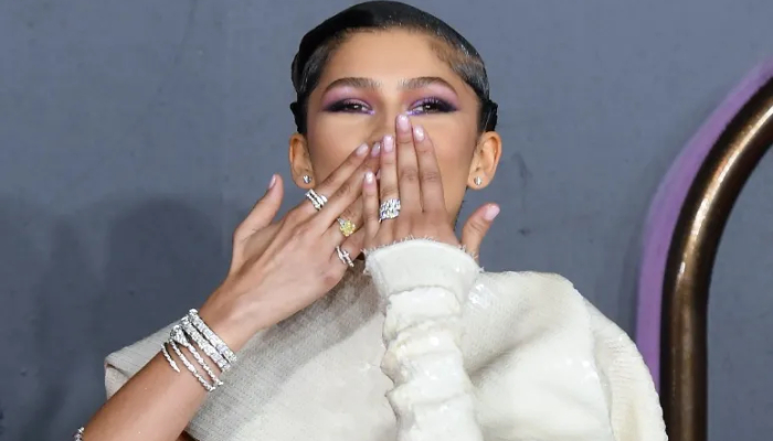 Zendaya fashions all white for promoting