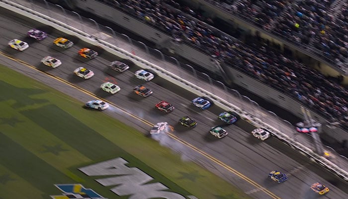 An image from the Daytona 500 race. — X/@NASCAR