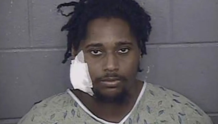 Lyndell Mays was charged with second-degree felony murder in the mass shooting at the Chiefs Super Bowl victory rally on Feb. 14, 2024. — Jackson County Detention Center