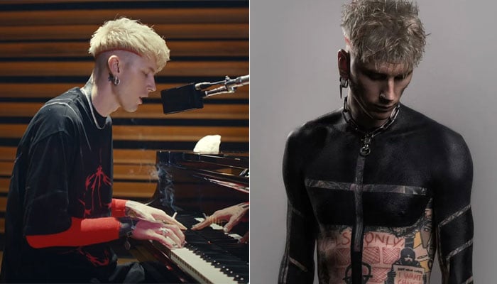 MGK previously said he got the blackout ink 'for spiritual purposes only'.