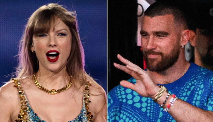 Taylor Swift and Travis Kelce spotted at the Eras Tour in Sydney, Australia. — Shutterstock/File