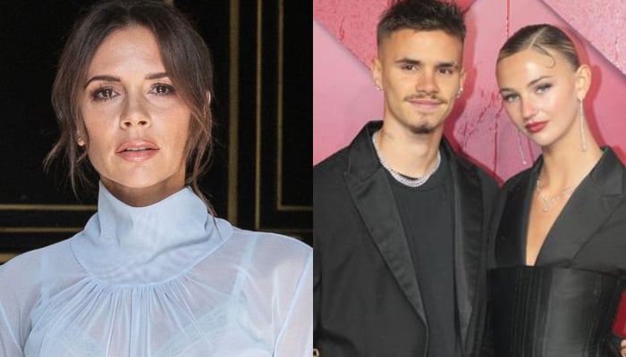 Victoria Beckham reacts to son Romeo Beckham, Mia Regans split