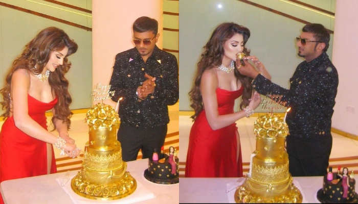 Urvashi Rautela celebrates birthday with Yo Yo Honey Singh