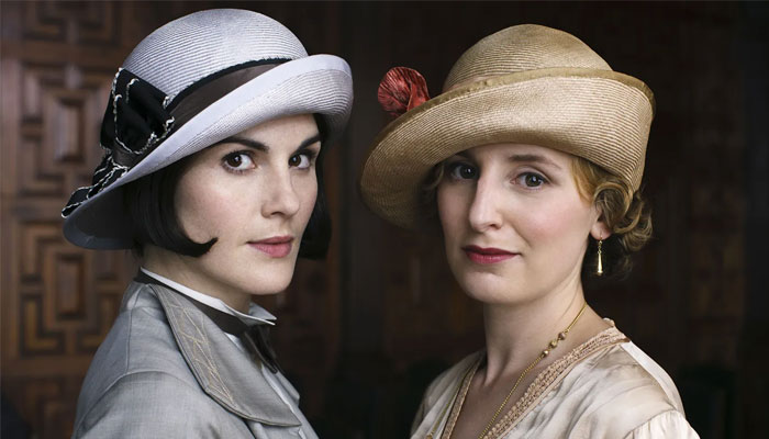 ‘Downton Abbey’ Michelle Dockery reunites with costar Laura Carmichael