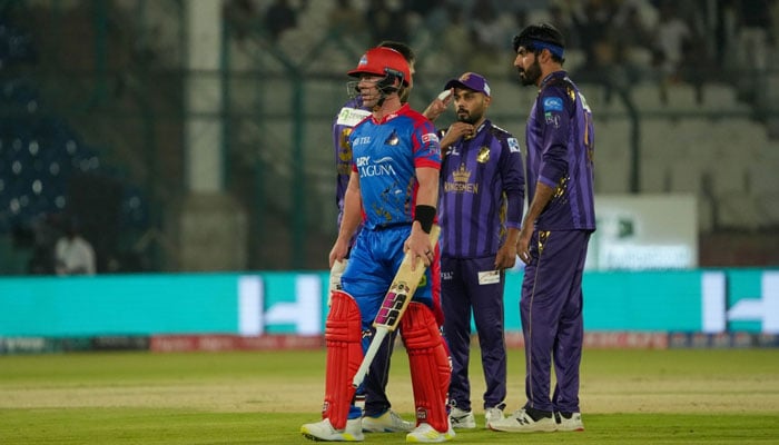 Quetta Gladiators beat Karachi Kings during a thrilling match at the National Stadium in Karachi on February 29, 2024. — PSL