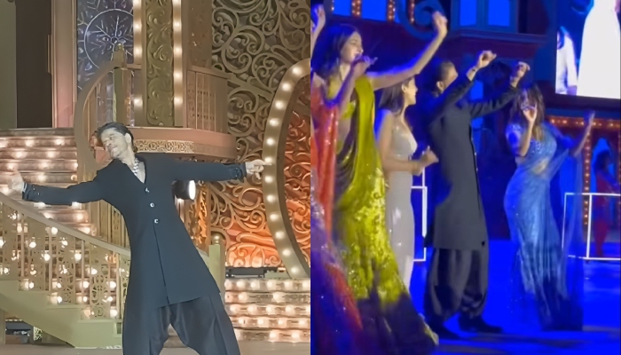 Shah Rukh Khan dances at Jhoome Jo Pathaan at Anant Ambanis pre-wedding event
