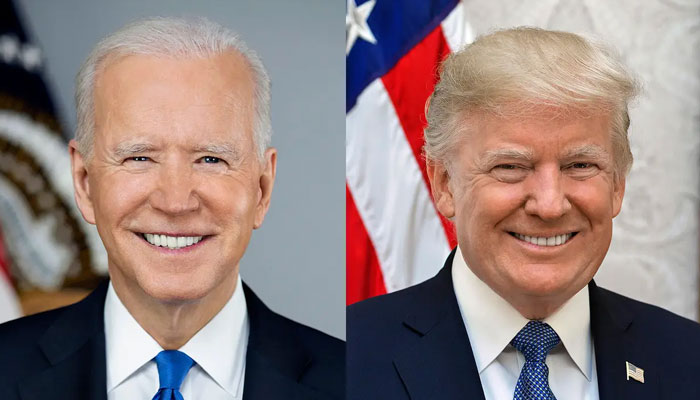 US President Joe Biden (left) and former president Donald Trump. — AFP