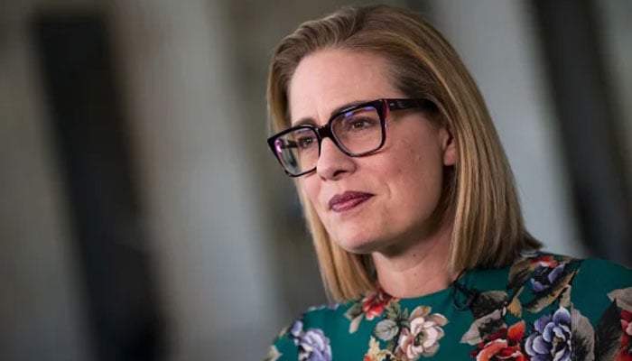 Kyrsten Sinema during an interview on Capitol Hill, on May 18, 2023. — Bloomberg