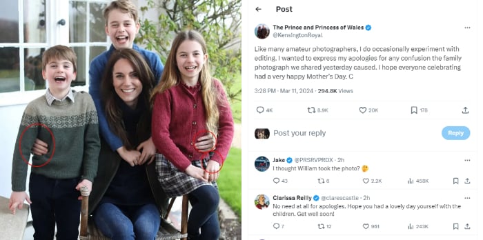 Meghan Markles mouthpiece reacts to Princess Kates photo scandal