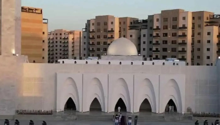 The 3D-printed mosque in Jeddah, Saudi Arabia. — X/@bnzenglish/File