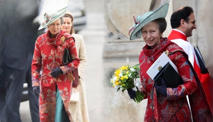 The Princess joined the Queen, Prince William and the Duke and Duchess of Edinburgh for a special service in London