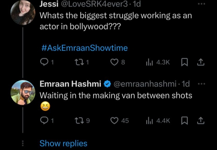 Emraan Hashmi dishes on Bollywood struggles and upcoming films