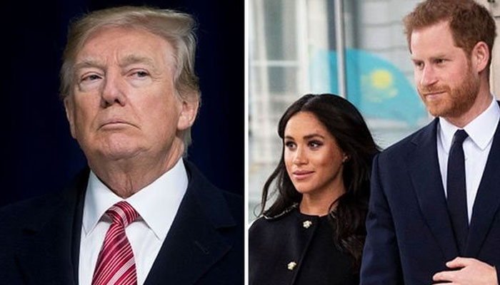 Prince Harry and Meghan Markle treated late Queen Elizabeth II disrespectfully, as per Donald Trump. — GrosByGroup/File