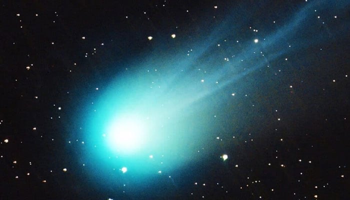 A celestial marvel Mother of Dragons comet graces the night sky. — Earth website