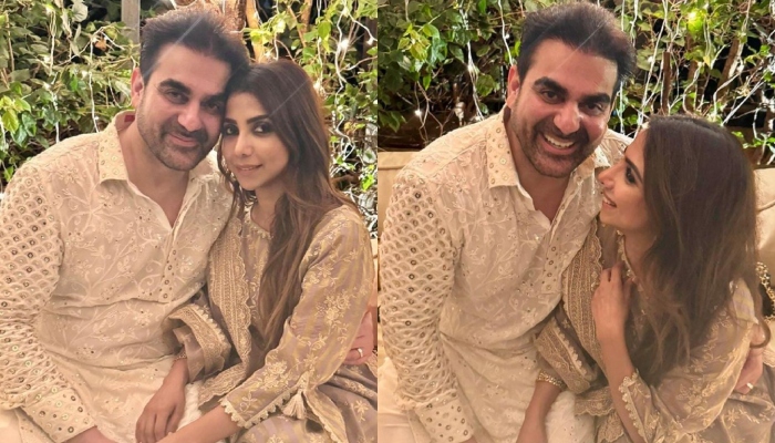 Arbaaz Khan and Sshura Khan all smiles in new pics from Eid celebrations