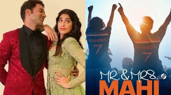 Janhvi Kapoor and Rajkummar Rao's 'Mr. and Mrs. Mahi' poster revealed