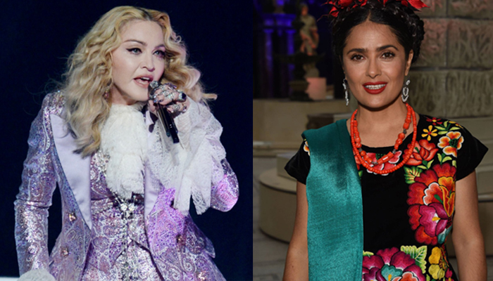 Madonna says Salma Hayek makes her 'the happiest girl in the world!'