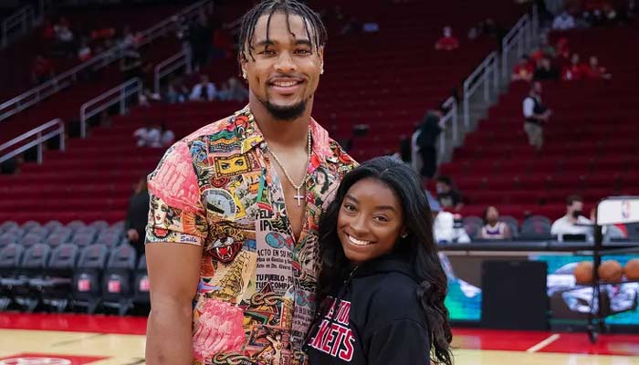 Simone Biles and Jonathan Owens spotted together. — Carmen Mandato/File
