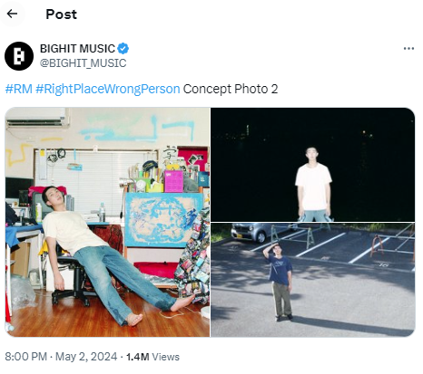 BTS’ RM gives sneak peek at ‘Right Place, Wrong Person’ ahead of release