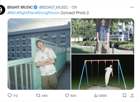 BTS’ RM gives sneak peek at ‘Right Place, Wrong Person’ ahead of release