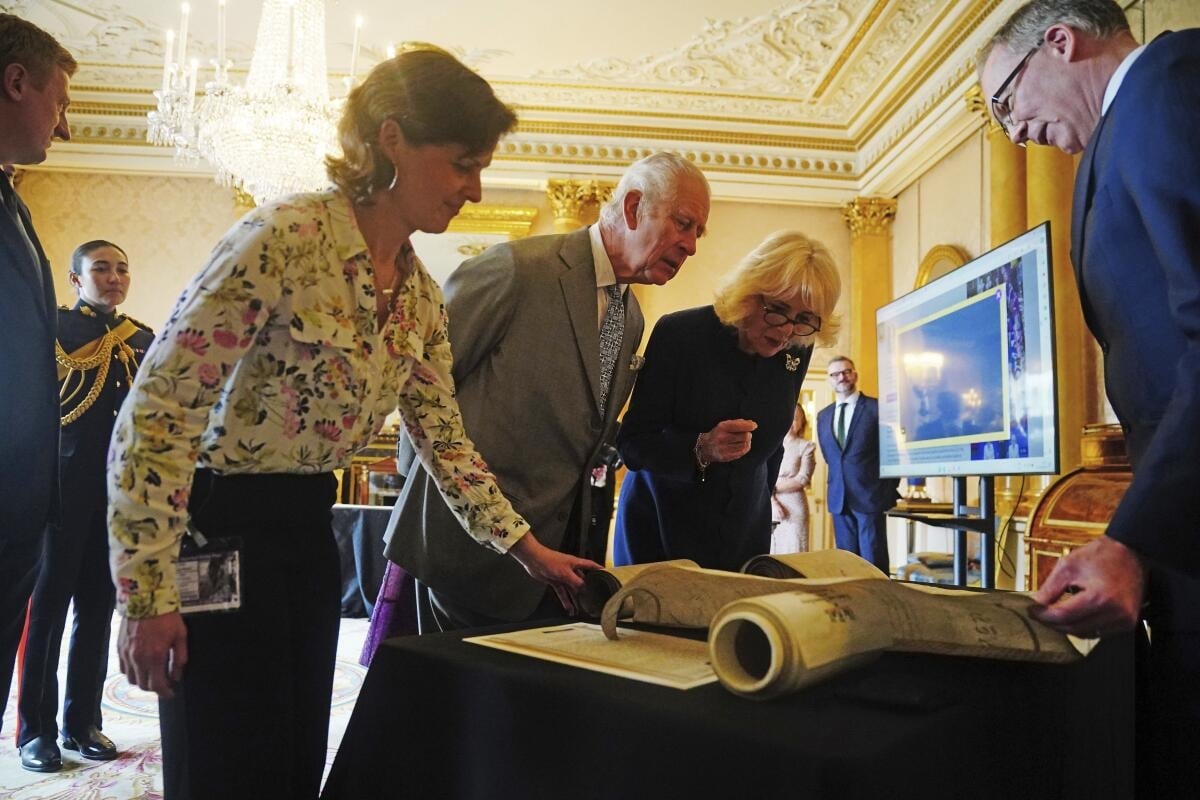 Buckingham Palace makes history with display of digitised Coronation Roll