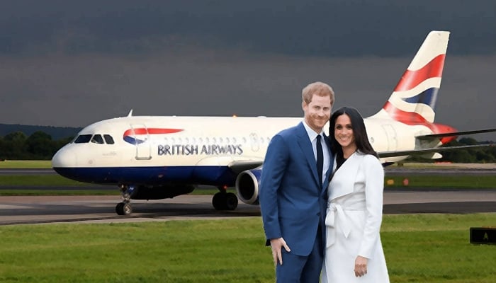 Meghan had initially flown to London alone to join Harry