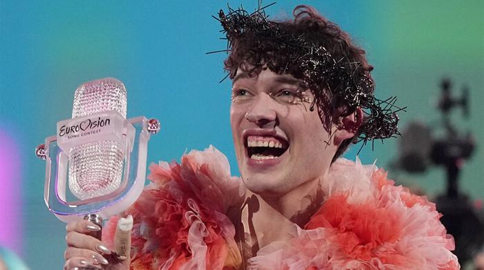 Eurovision Song Contest winner Nemo breaks trophy minutes after crowning