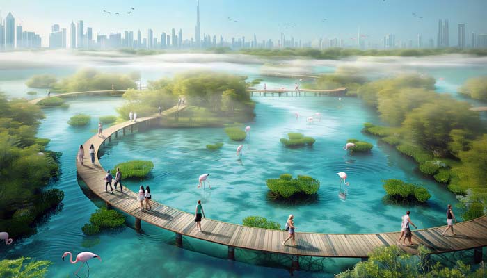 Running from Jebel Ali beach to Dubai Islands beach, the project would aim to boost Dubais ecotourism offering. — The National News/File