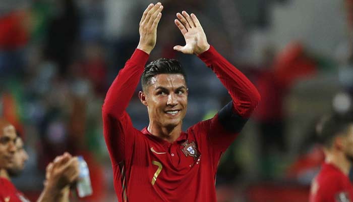 Cristiano Ronaldo discloses his stress management technique. — Reuters/File