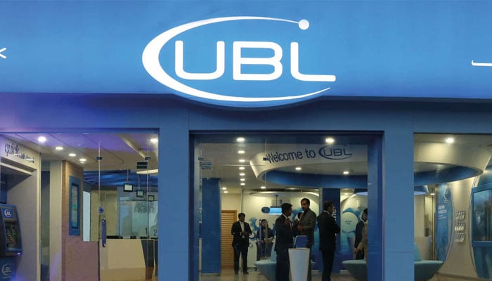 UBL logo seen on the banks building in this undated image. — UBL website/file