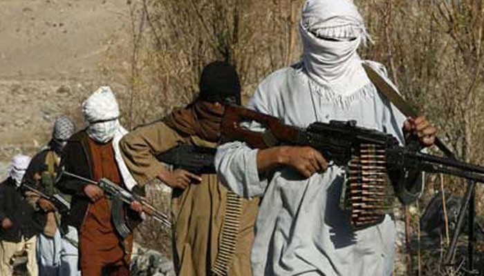 Taliban fighters pose with weapons in an undisclosed location. — Reuters/ File